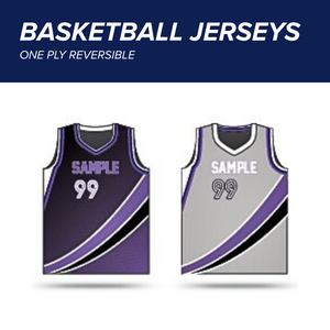 One Ply Reversible Basketball Jerseys - Your Design