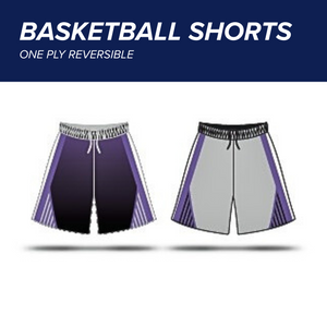 One Ply Reversible Basketball Shorts - Your Design