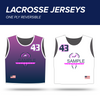 One Ply Reversible Lacrosse Jerseys - Your Design