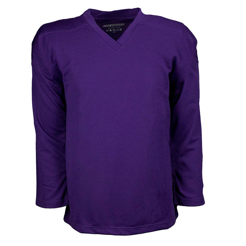 Sherwood SW100 Solid Color Practice Hockey Jerseys - Purple