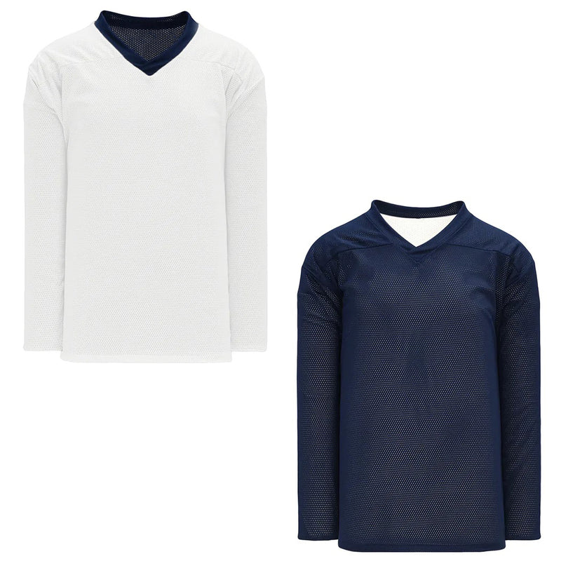 Sherwood SW300 Reversible Hockey Practice Jerseys - Navy/White