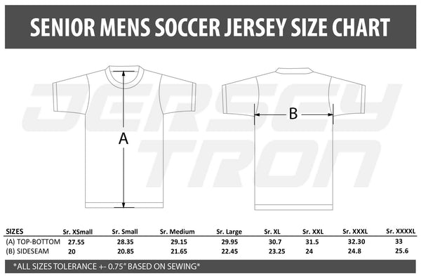 SUBLIMATED SOCCER JERSEY (MENS) - YOUR DESIGN
