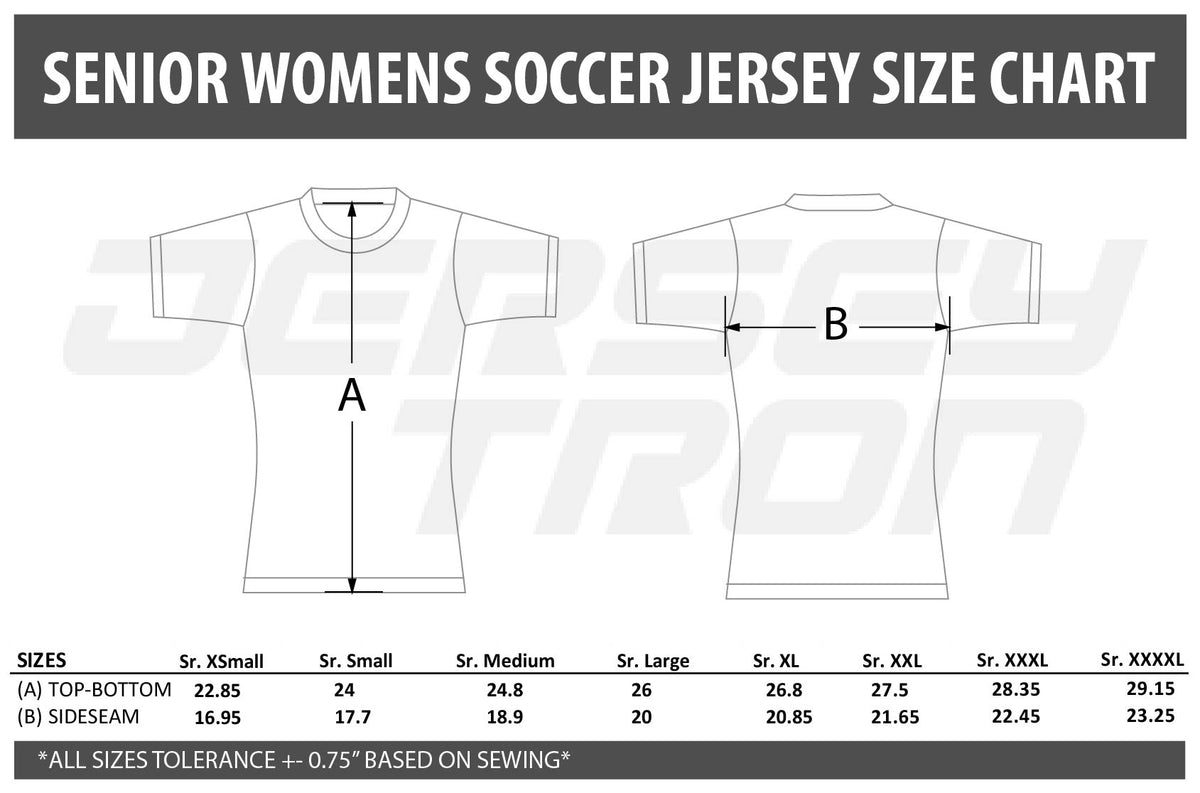 SUBLIMATED SOCCER JERSEY (WOMENS) - YOUR DESIGN