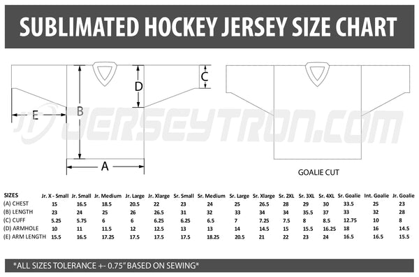 Sublimated Hockey Jersey - Detroit
