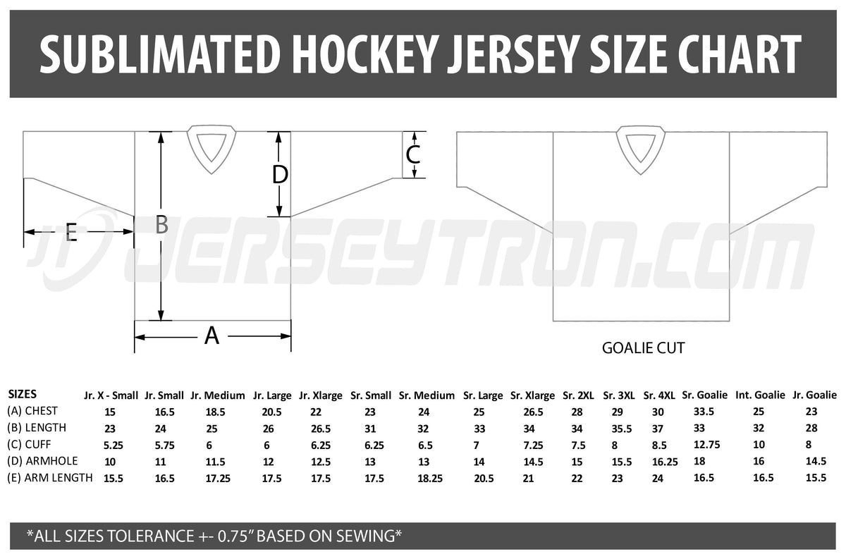 Sublimated Hockey Jersey - Tampa Bay