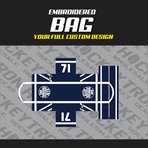 Custom Pro Travel Embroidered Hockey Bags - Your Design