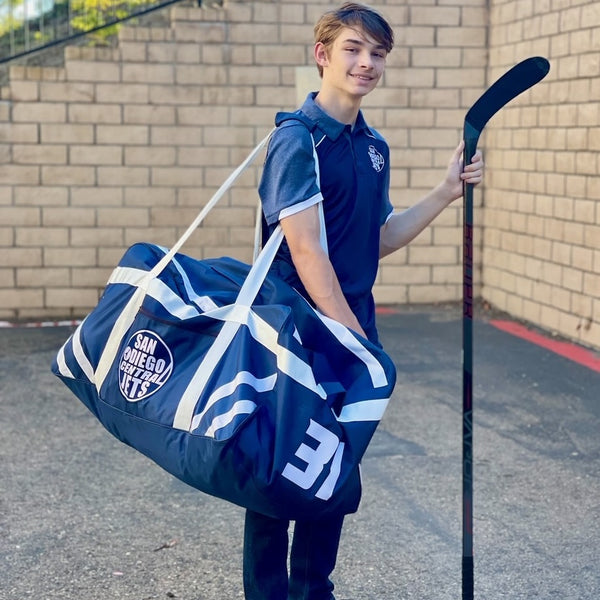 Custom Pro Travel Embroidered Hockey Bags - Your Design