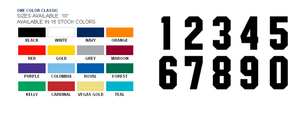 Custom Jersey Number