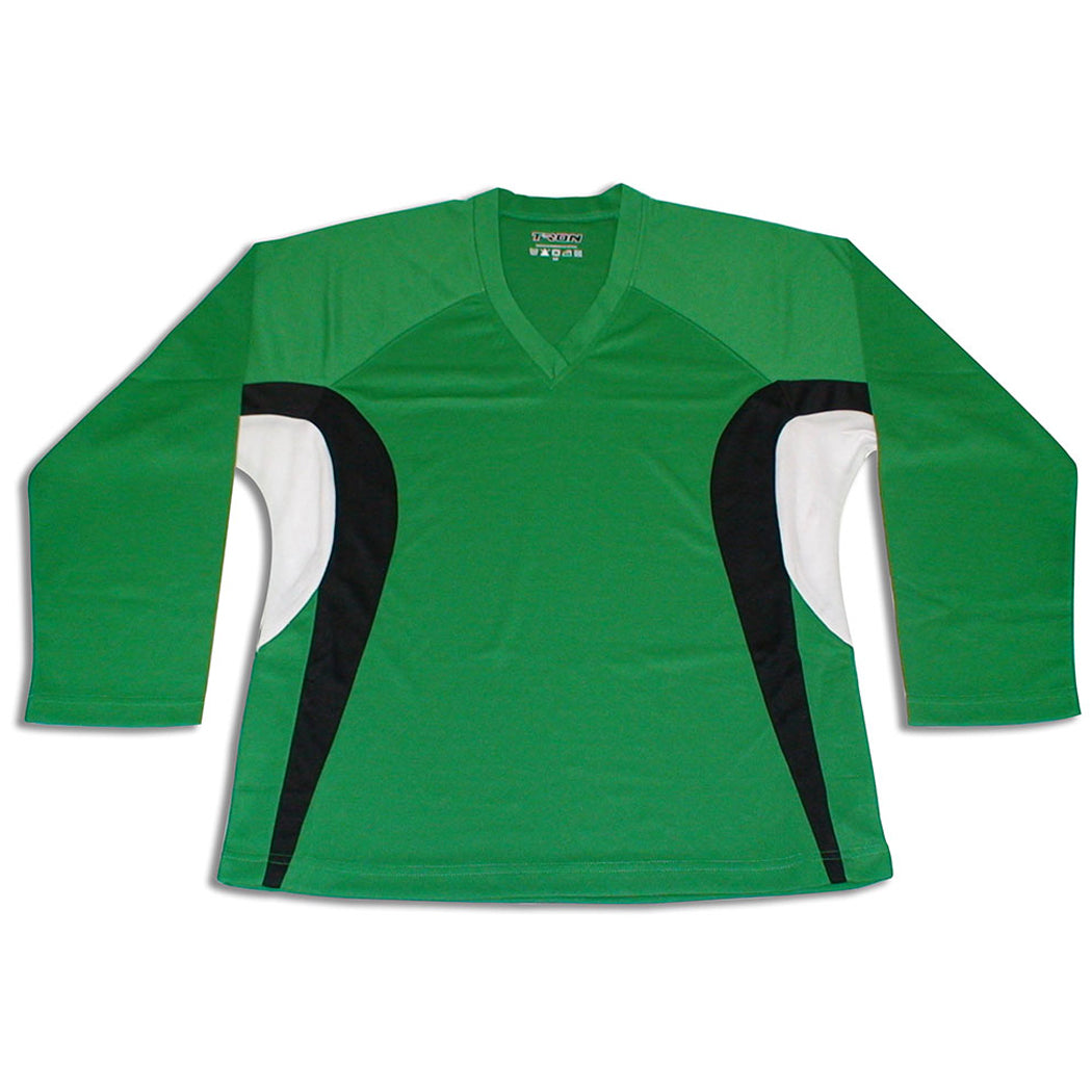 Custom Black Kelly Green-Gold Hockey Jersey Discount