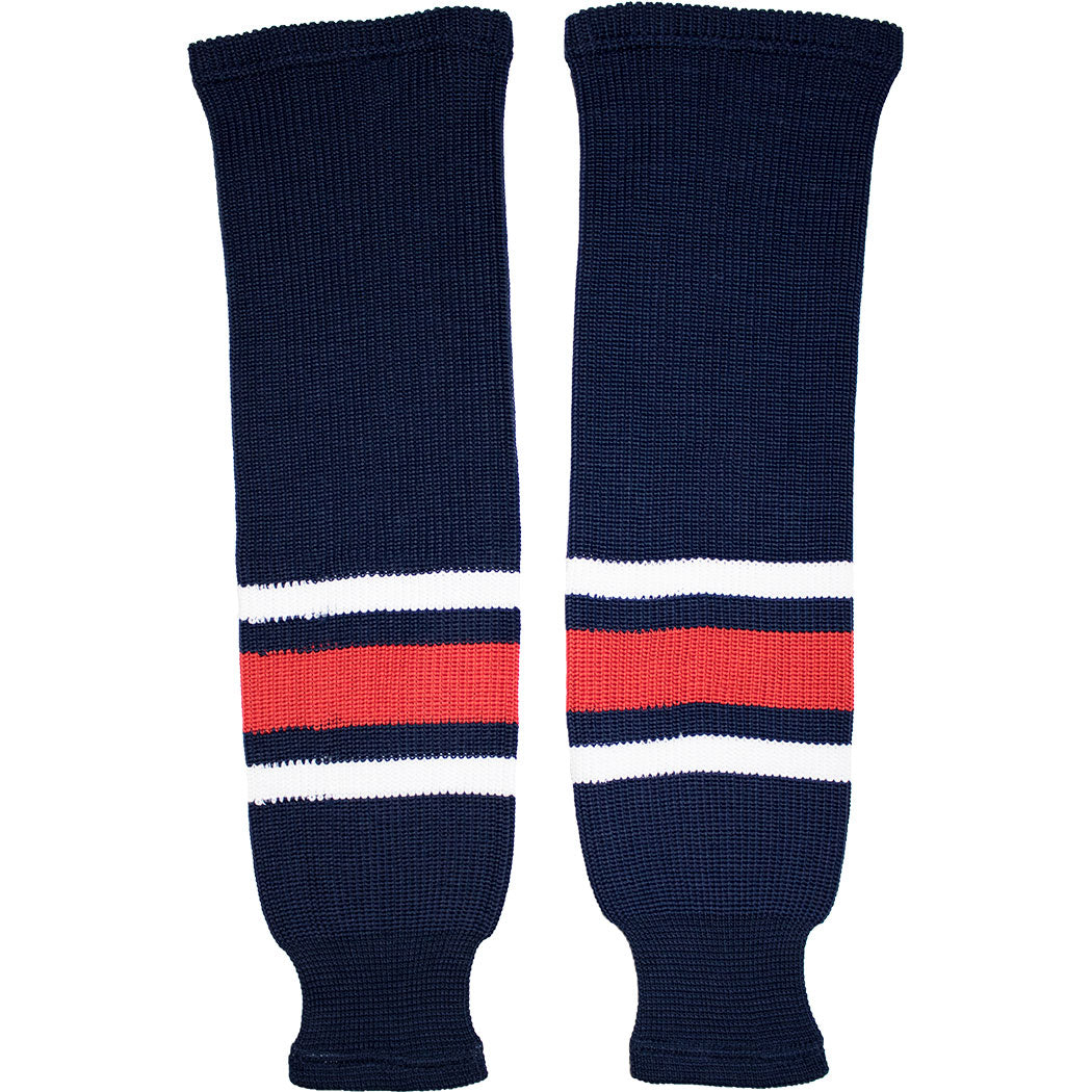 Columbus Blue Jackets Knit Hockey Socks (TronX SK200)