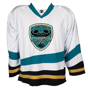 Stingrays Silk Screened Jersey (White)