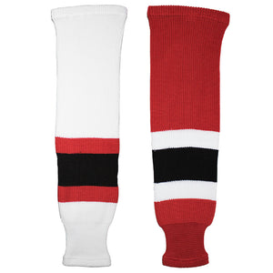 New Jersey Devils Knit Hockey Socks (TronX SK200)