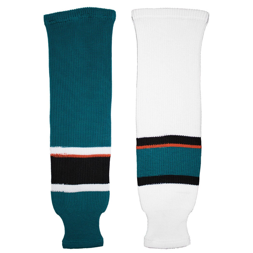 San Jose Sharks Knit Hockey Socks (TronX SK200)