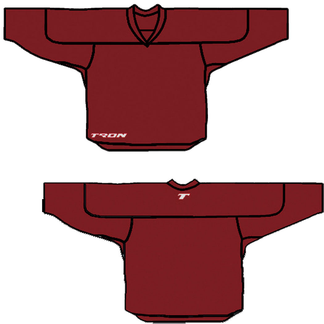 TronX DJ80 Practice Hockey Jersey (Maroon)