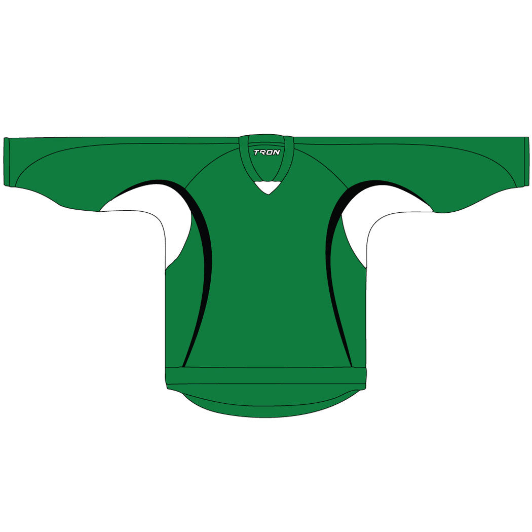 Green Team Custom Hockey Jersey - JerseyTron