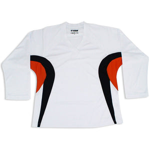 TronX DJ200 Team Hockey Jersey - White/Orange