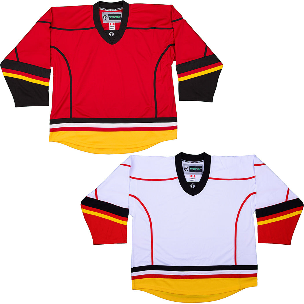 NHL Calgary Flames Hockey Jersey New Youth Sizes MSRP $65